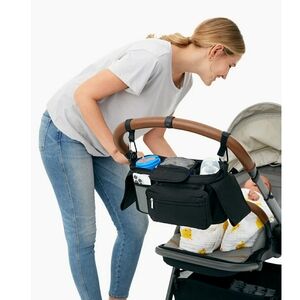 MOMCOZY BNWT Universal Stroller Organizer With Cup Holders( INSULATED) O/S